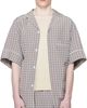 Hed Mayner Hed Mayner Gray & Brown SS Shirt - 1