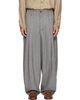 Hed Mayner Hed Mayner Gray Striped Trousers - 1