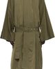 Hed Mayner Hed Mayner Green Crinkled Trench Coat - 1