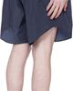 Hed Mayner Hed Mayner Navy Curved Shorts - 3