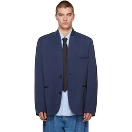 Hed Mayner Hed Mayner Navy Shawl Blazer