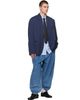 Hed Mayner Hed Mayner Navy Shawl Blazer - 4