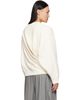Hed Mayner Hed Mayner Off-White Asymmetric Sweatshirt - 3