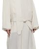 Hed Mayner Hed Mayner Off-White Crinkled Trench Coat - 4