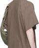 Hed Mayner Hed Mayner Taupe Embroidered-Logo T-shirt - 3