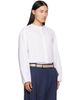 Hed Mayner Hed Mayner White Band Collar Shirt - 2
