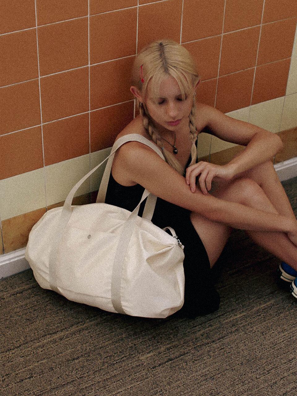 Heeari Aurora Shirring Duffle Big Bag