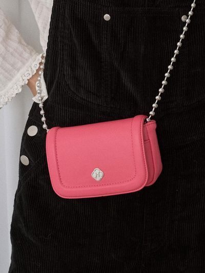 Heeari Poppy Chain Mini Bag_Hot Pink