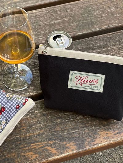 Heeari Voyage Cotton Pouch_Black