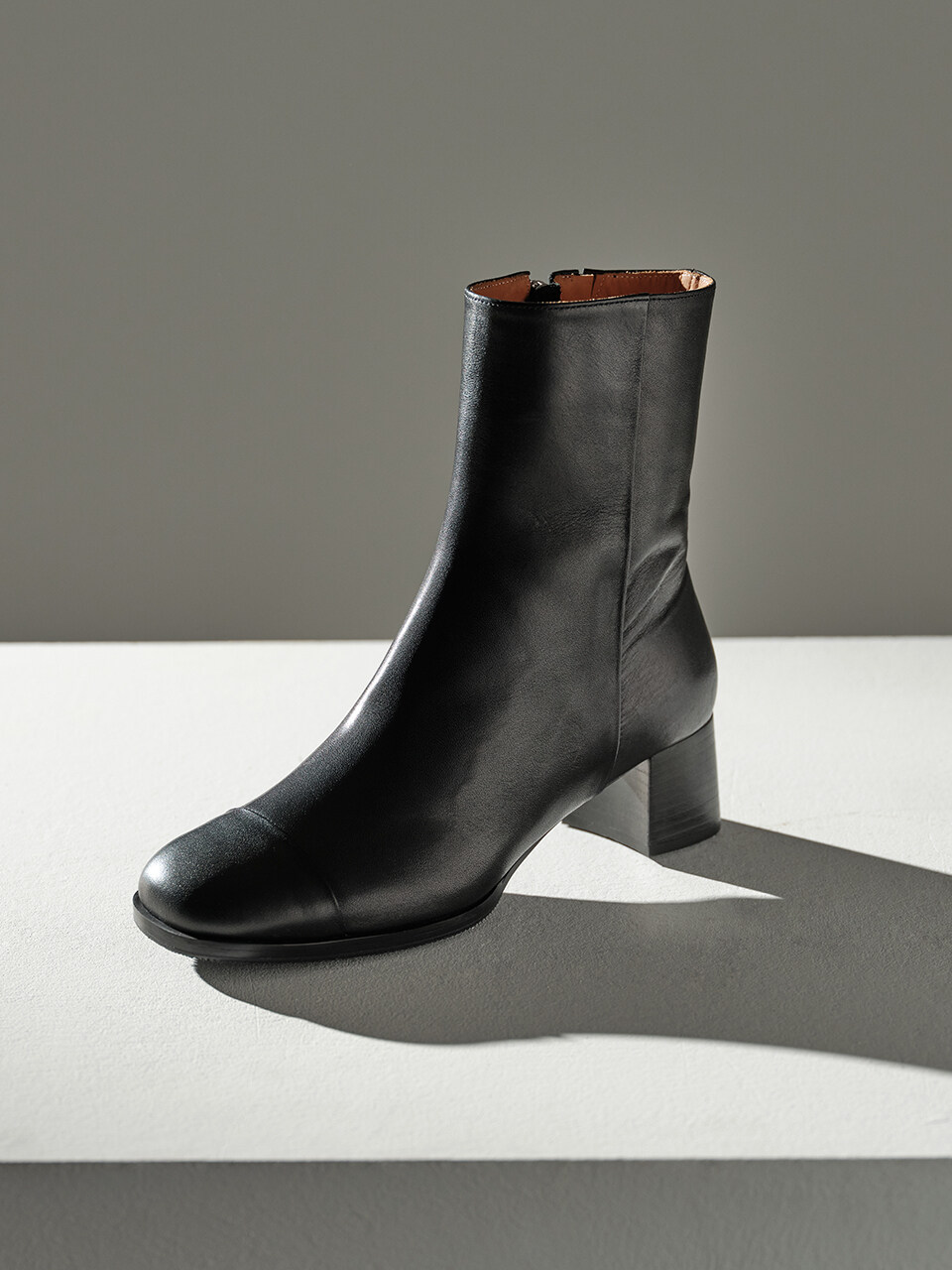 heenn OVER THE ANKLE BOOTS _ BLACK