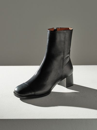heenn OVER THE ANKLE BOOTS _ BLACK