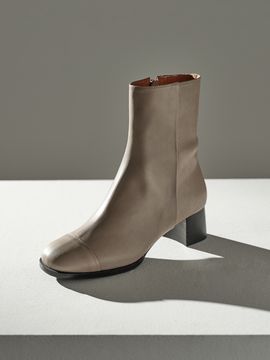 heenn OVER THE ANKLE BOOTS _ WARM GREY