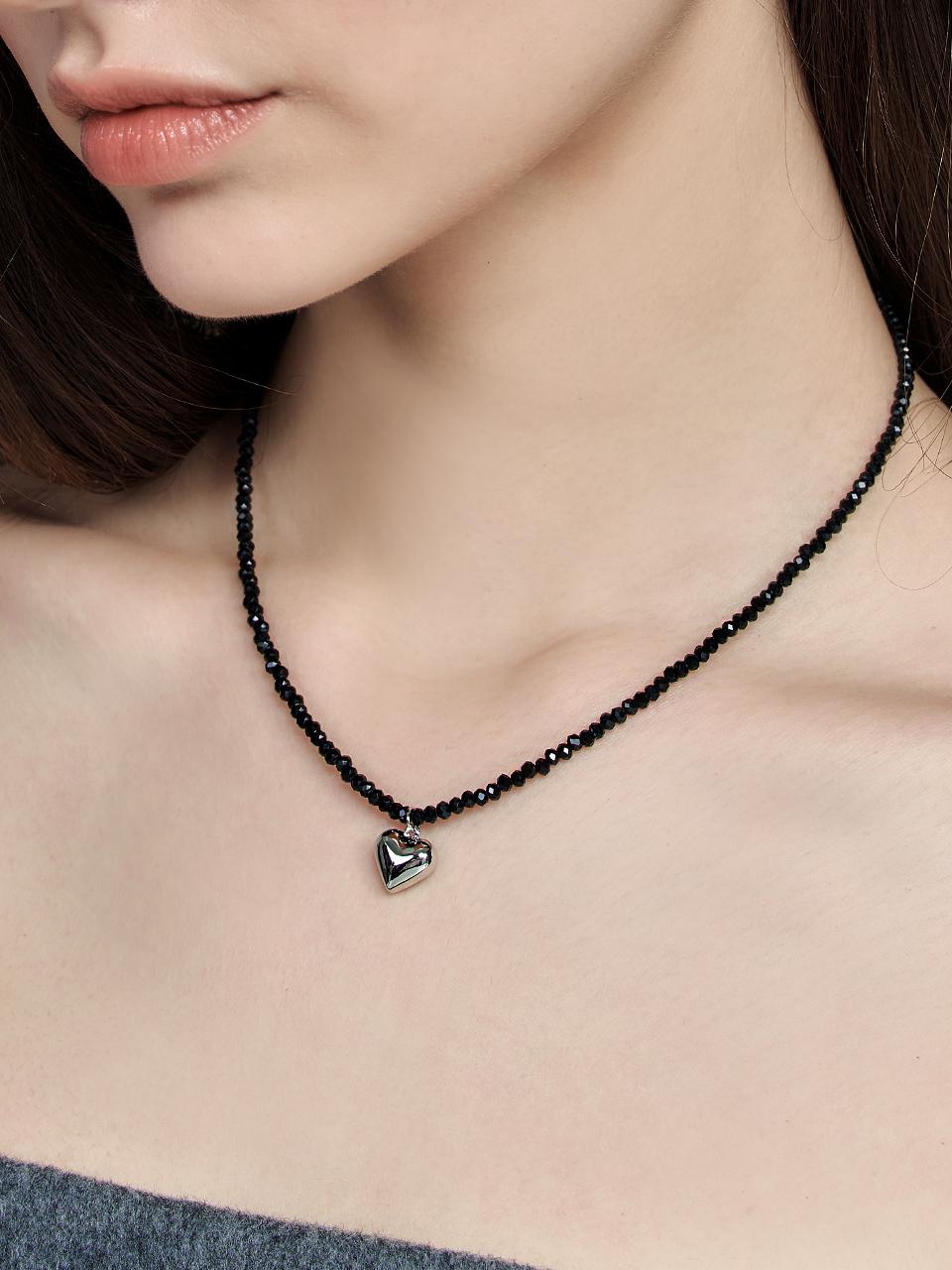 Hei Crystal Heart Necklace