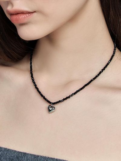 Hei Crystal Heart Necklace