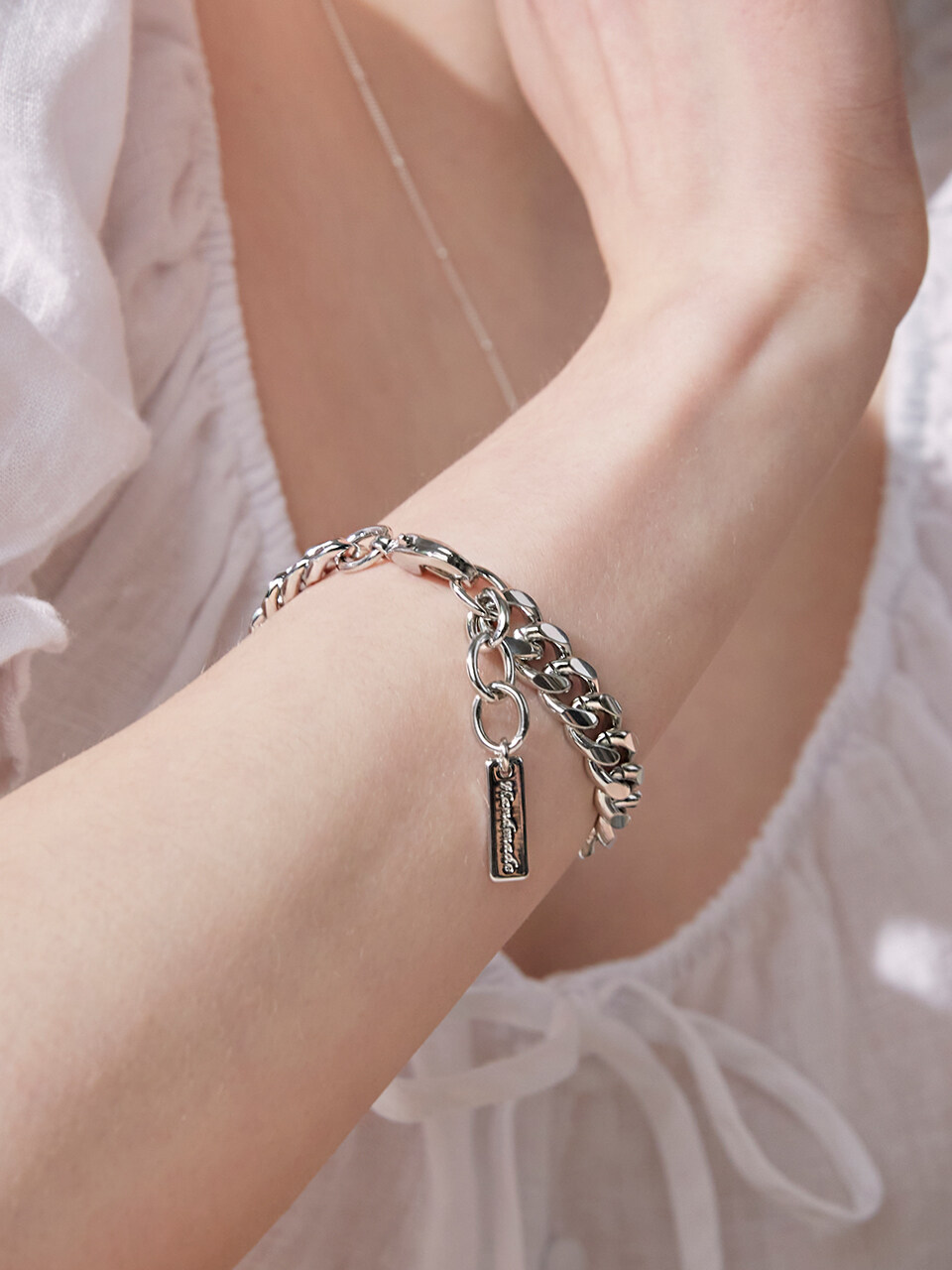 Hei MODERN METAL CHAIN BRACELET