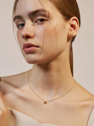 Hei [sv925] clover pendant necklace