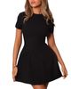 Heiress Beverly Hills Heiress Beverly Hills Cap Sleeve A-Line Pocket Mini Dress - 2