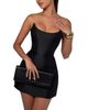 Heiress Beverly Hills Heiress Beverly Hills Strapless Sheen Corset Mini Dress - 3