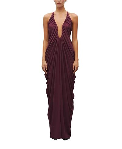 Heiress Beverly Hills Heiress Beverly Hills The Draped Halter Gown