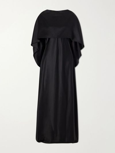 HEIRLOME Anna silk-satin maxi dress