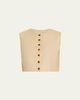Heirlome Danielle Silk Tussah Crop Top - 1