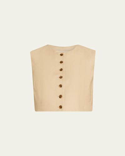 Heirlome Danielle Silk Tussah Crop Top