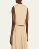 Heirlome Danielle Silk Tussah Crop Top - 4