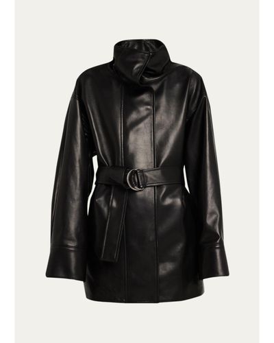 Heirlome Ellis Belted Leather Jacket