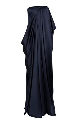 Heirlome Heirlome Cindy Pleated Silk Maxi Dress