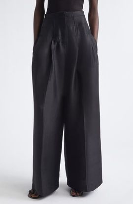 HEIRLOME HEIRLOME Condesa Corseted Shantung Silk Trousers