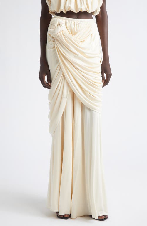 HEIRLOME HEIRLOME Effie Draped Silk Maxi Skirt
