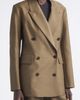 HEIRLOME HEIRLOME Estelle Double Breasted Wool & Silk Blazer - 3