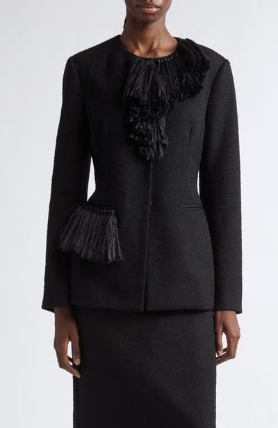 HEIRLOME HEIRLOME Matilde Virgin Wool Blend Fringe Jacket