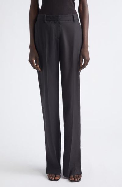 HEIRLOME HEIRLOME Petula Split Hem Silk Trousers