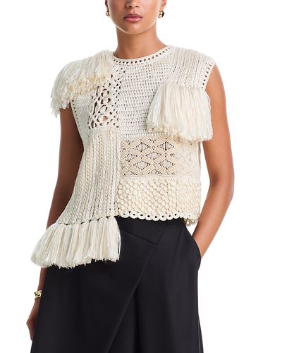 Heirlome Heirlome Quinn Silk Mixed Knit Top