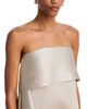 Heirlome Heirlome Rosario Draped Silk Strapless Top - 4