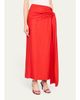 Heirlome Helena Knotted Wrap Silk Maxi Skirt - 4