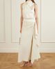 HEIRLOME Liliana gathered silk-twill midi skirt - 2