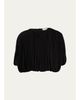 Heirlome Louise Shirred Jersey Crop Top - 1