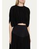 Heirlome Louise Shirred Jersey Crop Top - 4