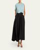 Heirlome Marie Draped Silk Georgette Crop Top - 2
