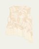 Heirlome Maureen Asymmetric Fringe Embroidered Sleeveless Top - 1