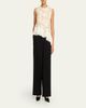 Heirlome Maureen Asymmetric Fringe Embroidered Sleeveless Top - 2