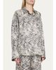 Heirlome x Angelica Morales Gomez Printed Silk Twill Oversized Button-Down Shirt - 4