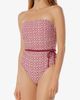 HELEN JON HELEN JON Belted Bandeau One-Piece - 3