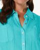 HELEN JON HELEN JON Camp Shirt Cover-Up - 4