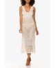 HELEN JON HELEN JON Claudia Crochet Midi Dress - 1