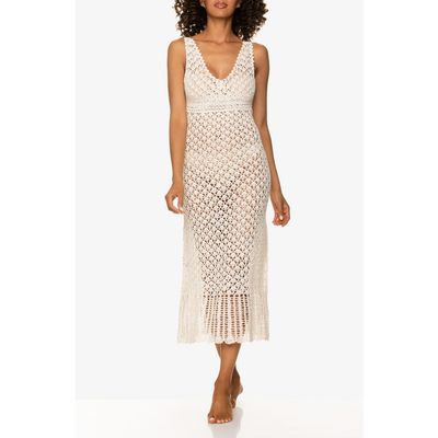 HELEN JON HELEN JON Claudia Crochet Midi Dress