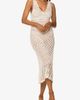HELEN JON HELEN JON Claudia Crochet Midi Dress - 3