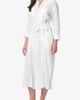 HELEN JON HELEN JON Eyelet Trim Long Shirt Dress - 3